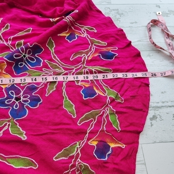 Seven Islands New York Pink Embroidered Top Size 1X NWT - Picture 12 of 12